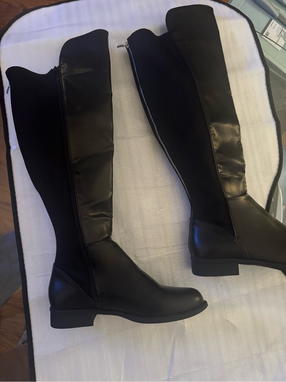 Lane Bryant Black Over-the-Knee Riding Boots